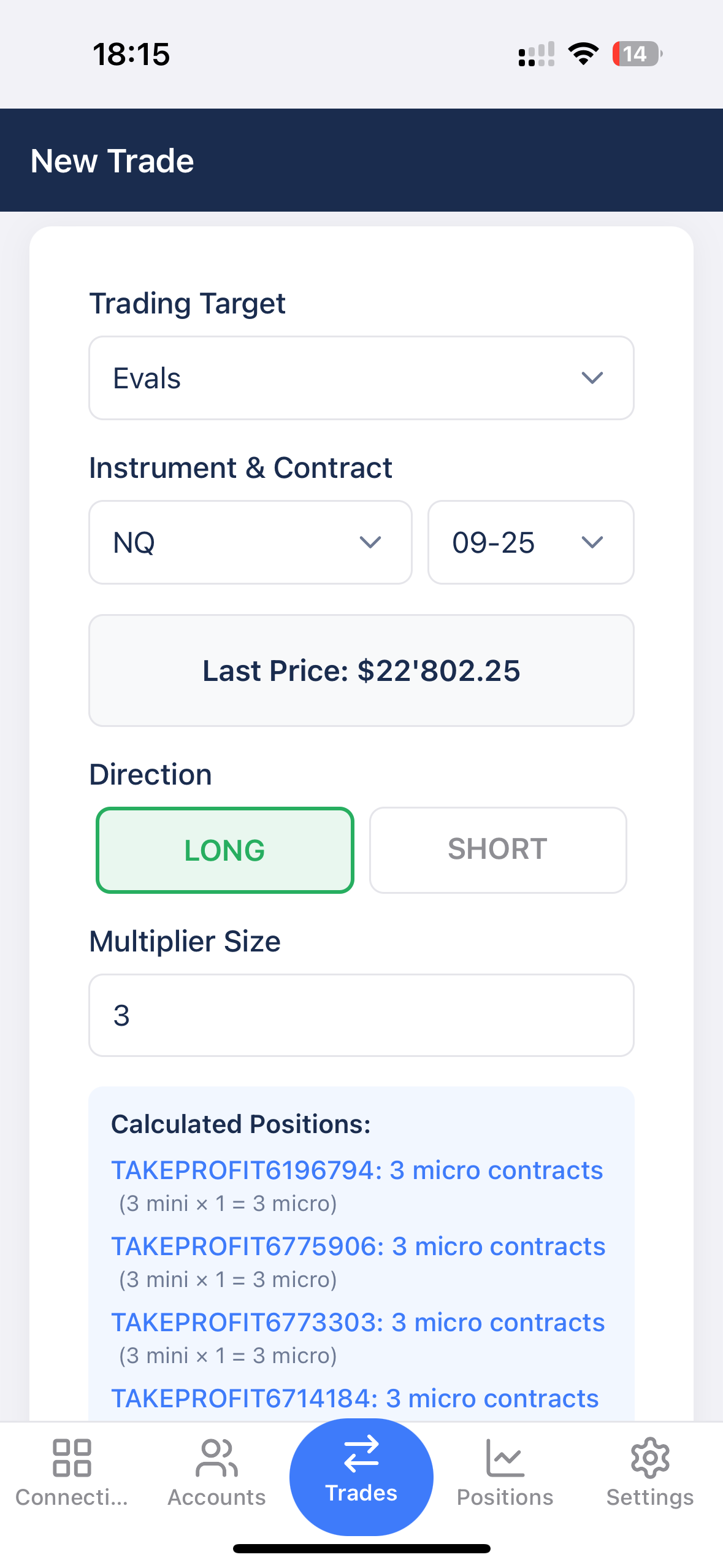 Smart Position Sizing